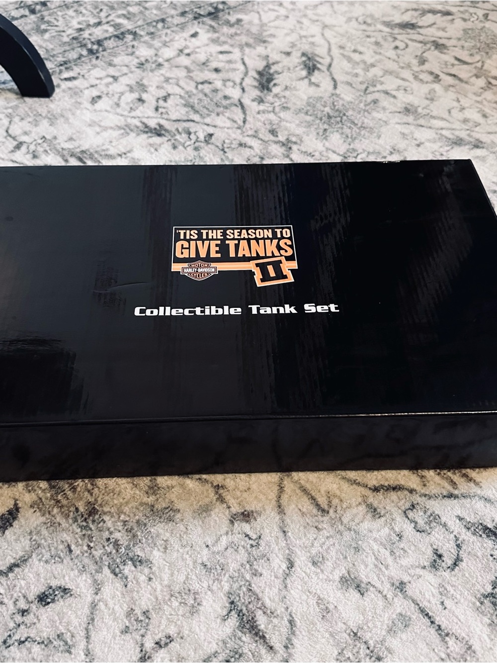 2005 Harley-Davidson Black Collectible Tank Set Box